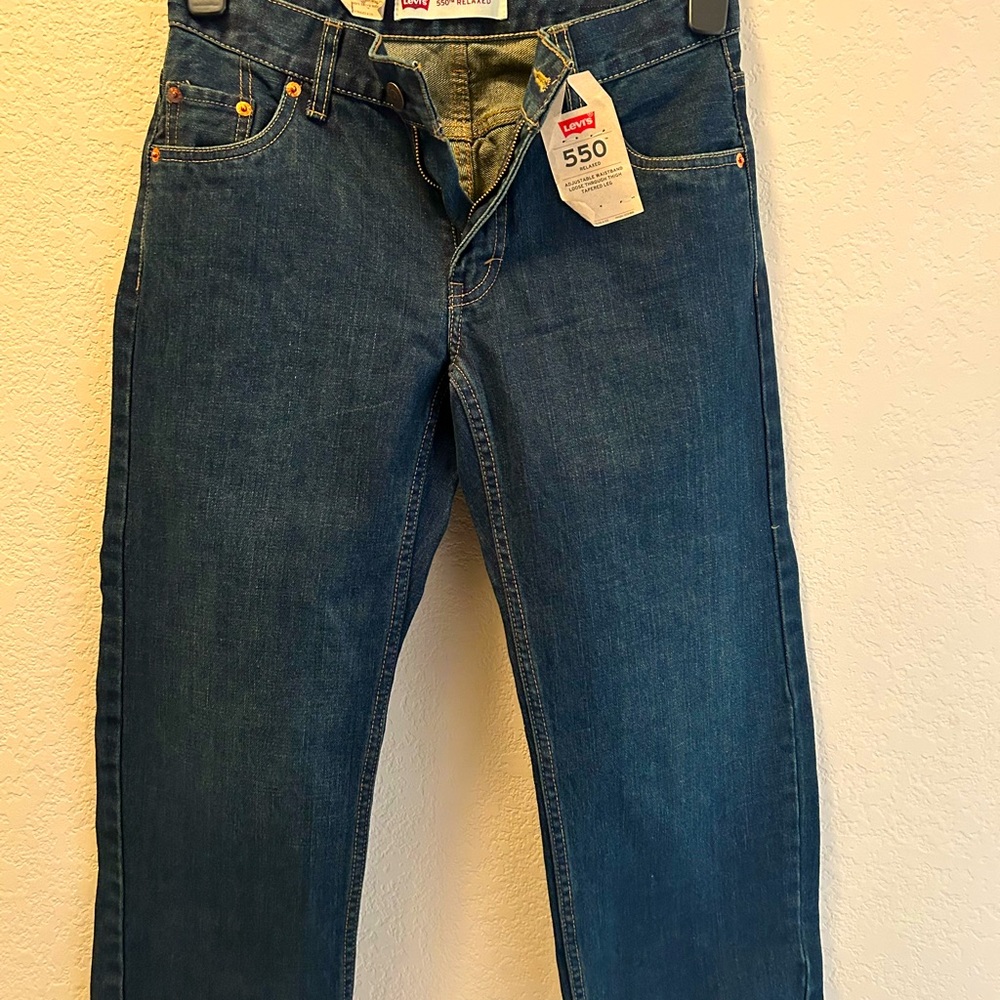 Levis 550 Boys Jeans 8 Husky 28 X 23